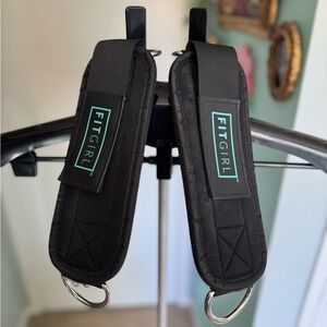 Fit Girl Black Ankle Straps